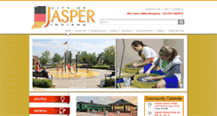 Desktop Screenshot of jasperindiana.gov