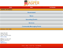 Tablet Screenshot of jasperindiana.gov